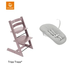 Stokke® Kinderstoel Tripp Trapp® Heather Mauve + Newborn Set™