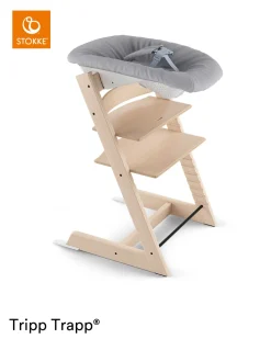 Stokke® Kinderstoel Tripp Trapp® Whitewash + Newborn Set™ + Baby Set™ White + Tray™