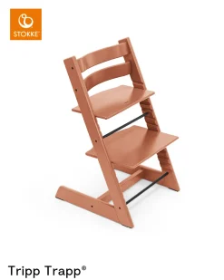 Stokke® Kinderstoel Tripp Trapp® Terracotta + Anthracite Newborn Set