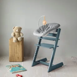 Stokke® Kinderstoel Tripp Trapp® Fjord Blue + Newborn Set™