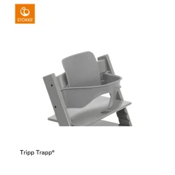 Stokke® Kinderstoel Tripp Trapp® Storm Grey + Stokke® Tripp Trapp® Baby Set² Storm Grey