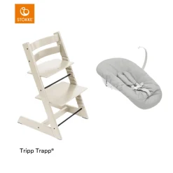 Stokke® Kinderstoel Tripp Trapp® Vanilla White + Newborn Set