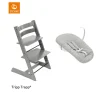 Stokke® Kinderstoel Tripp Trapp® Storm Grey + Newborn Set™