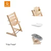 Stokke® Kinderstoel Tripp Trapp® Natural + Newborn Set™ + Baby Set™ Natural + Tray™