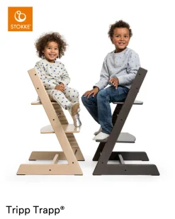 Stokke® Kinderstoel Tripp Trapp® Natural + Newborn Set™ + Baby Set™ Natural + Tray™