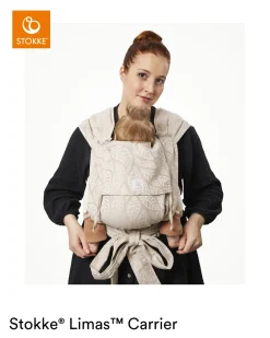 Stokke® Limas™ Draagzak Floral Beige