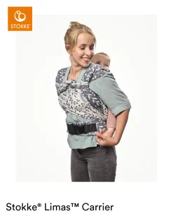 Stokke® Limas™ Draagzak Plus Floral Beige