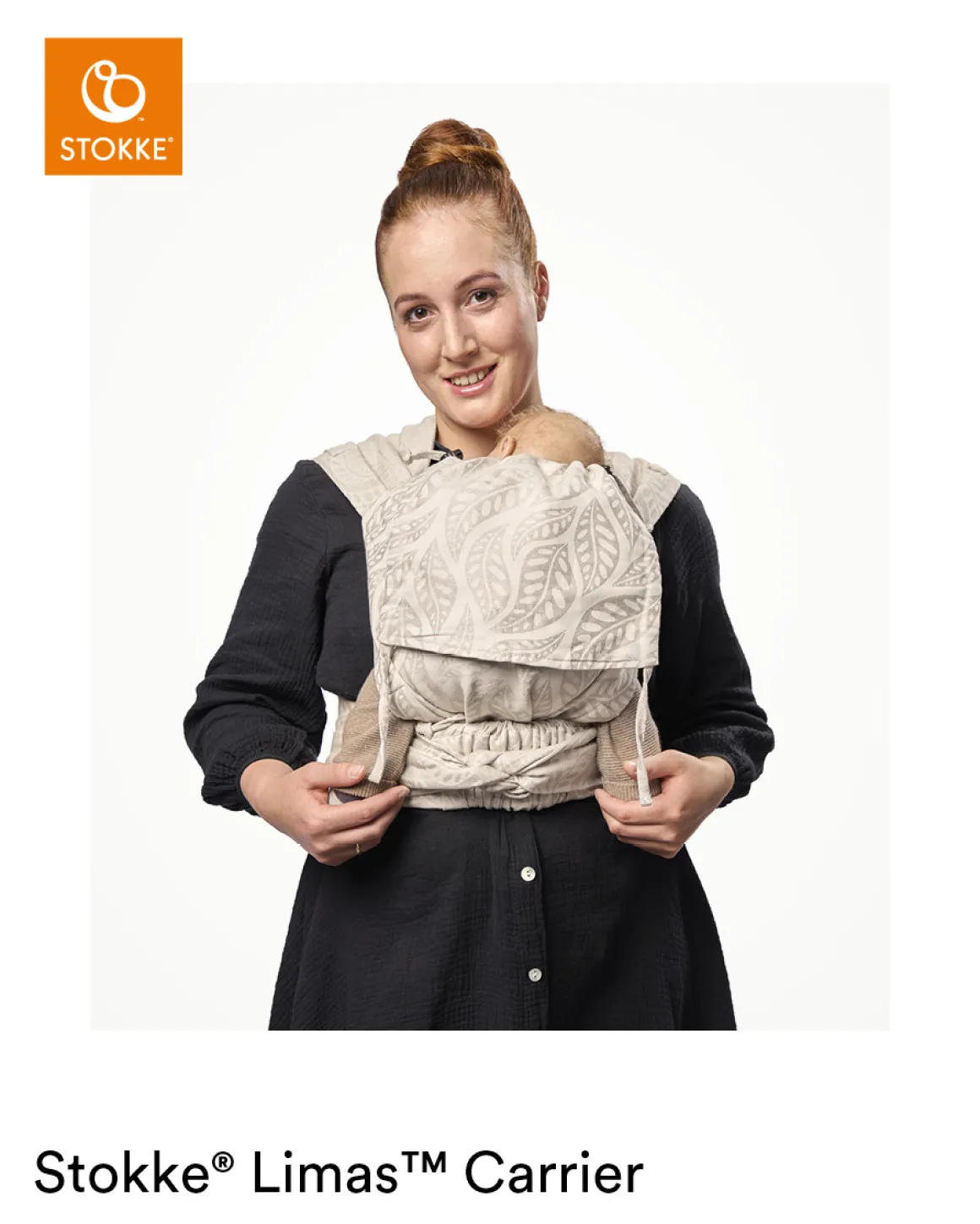 Stokke® Limas™ Draagzak Turquoise Grey Melange