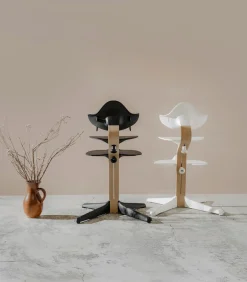 Stokke® Nomi® Chair Beech White + Stokke® Nomi® Baby Set White