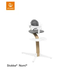 Stokke® Nomi® Chair Oak White + Stokke® Nomi® Baby Set White