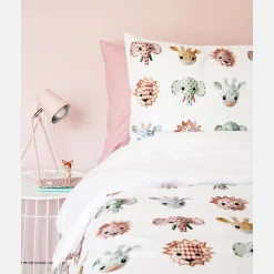 Studio Ditte Junior Dekbedovertrek Met Kussensloop Wilde Dieren Lief