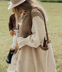 Studio Noos Teddy Mom Bag Ecru Lammy