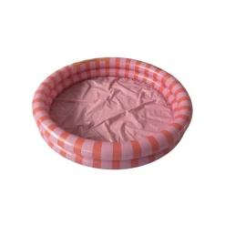 Swim Essentials Kinder Zwembad Orange Red Stripes 100 cm