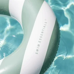 Swim Essentials Zwemband Green White Striped 90 cm