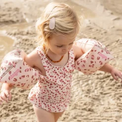 Swim Essentials Zwembandjes Old Pink Leopard 2-6 Jaar