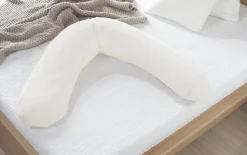 Theraline Voedingskussen Met Fijn Gebreide Katoenen Hoes Cream 190 cm