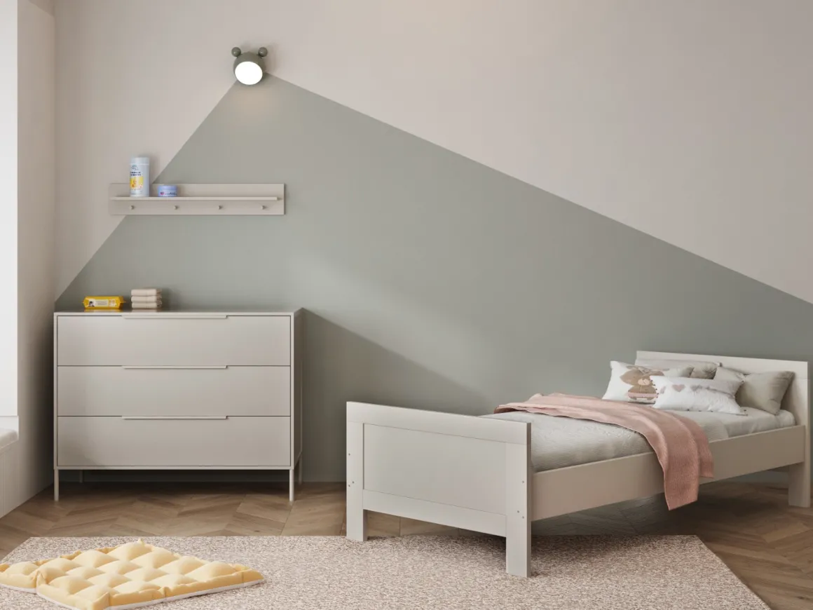 Tienerkamer Belmond Clay 2 Delig met Commode Belmond XL Clay