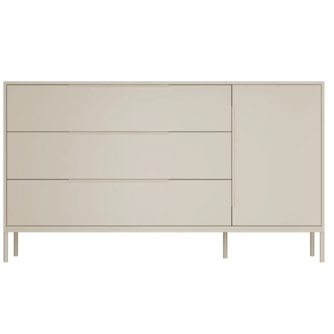 Tienerkamer Belmond Clay 2 Delig met Commode Belmond XL Clay