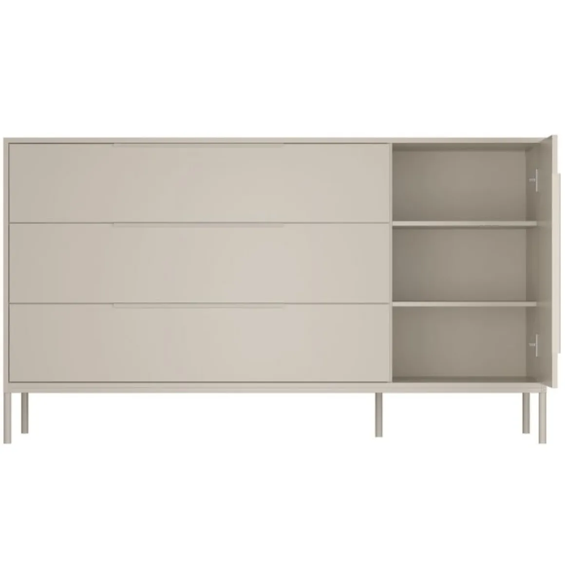 Tienerkamer Belmond Clay 2 Delig met Commode Belmond XL Clay