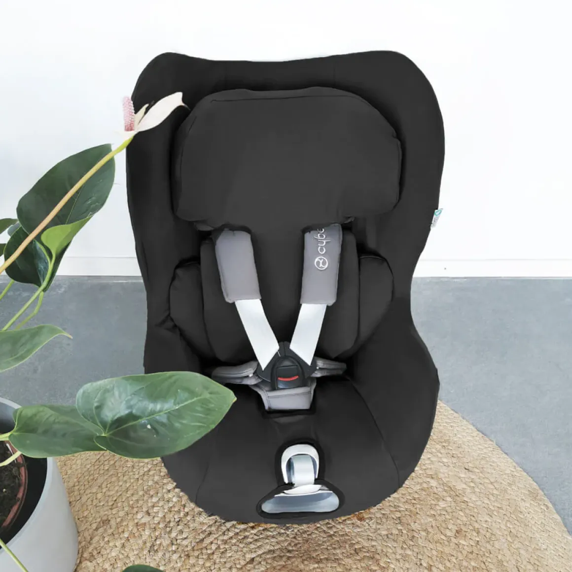 Ukje Autostoelhoes Cybex Sirona Zwart Effen
