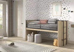 VIPACK Halfhoogslaper Sam met Bureau en Kasten