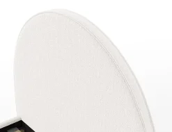 VIPACK Moon Bed 90x200 Cm Wit Bouclé Teddy