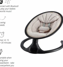 X Adventure Elektrische Wipstoel Rocco Velvet Nougat