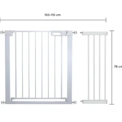 XAdventure Verstelbaar Traphek + Verlengstuk Wit 103-110 cm
