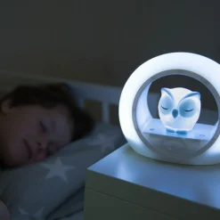 ZAZU Nachtlampje Uil Blauw